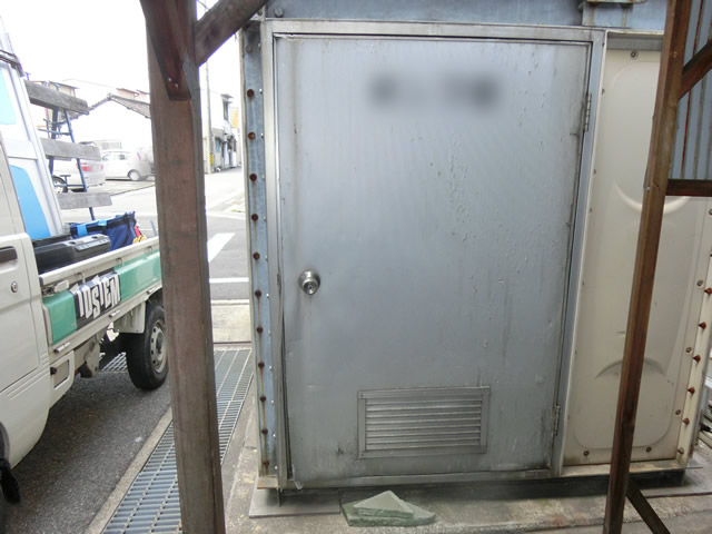 アルミ框ドア取替工事　施工事例　名古屋市南区